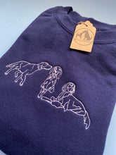 Load image into Gallery viewer, Embroidered Setter Sweatshirt- For Irish red setter, Gordon setter and English setter owners