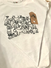 Load image into Gallery viewer, Embroidered Dog Club Sweatshirt for dog lovers