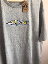 Load image into Gallery viewer, British Garden Birds T-shirt- Gifts for bird watchers and nature lovers