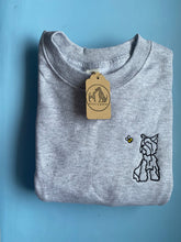 Load image into Gallery viewer, Spring Yorkshire Terrier Outline Sweatshirt - Gifts for yorkie owners and lovers.