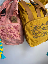 Load image into Gallery viewer, Intergalactic Dogs Backpack for Dog Lovers and Owners- colourful embroidered compact rucksack ack for your adventures