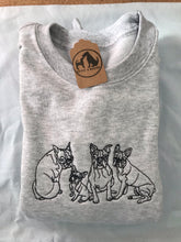 Load image into Gallery viewer, Embroidered Boston Terrier Sweatshirt - Gifts for dog lovers & owners