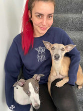 Load image into Gallery viewer, Custom Embroidered Pet Sweatshirt - For Animal Lovers