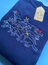 Load image into Gallery viewer, Festive Dog Zoomies Sweatshirt - Christmas dogs sweater for dog lovers