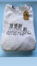 Load image into Gallery viewer, Embroidered GSD Sweatshirt - for German Shepherd/ Alsatian Lovers
