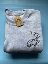 Load image into Gallery viewer, Spring Dachshund Outline Sweatshirt - Gifts for sausage dog owners and lovers.
