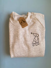 Load image into Gallery viewer, Spring Cocker Spaniel Outline Sweatshirt - Gifts for working cocker spaniel, water spaniel and alpine spaniel owners and lovers.