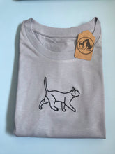 Load image into Gallery viewer, Cat Walking T-shirt - Gifts for Cat Lovers and Owners