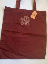 Load image into Gallery viewer, OLD STOCK RHINO TOTE BAG - Plum