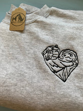 Load image into Gallery viewer, Heart Otter Sweatshirt - For animal Lovers