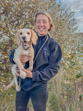 Load image into Gallery viewer, Cosy Embroidered Dog Breed Fleece- For animal lovers and dog owners.