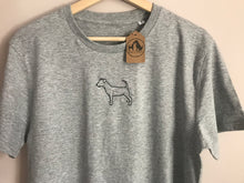 Load image into Gallery viewer, Embroidered Jack Russell Terrier T-Shirt - Gifts for Jack Russell lovers and owners