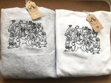 Load image into Gallery viewer, Embroidered Dog Club Sweatshirt for dog lovers