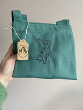 Load image into Gallery viewer, Embroidered Spring Time Tote Bag - gifts for dog owners