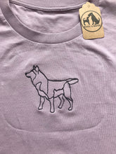 Load image into Gallery viewer, Embroidered Husky Silhouette Sweatshirt- Gifts for husky/ Alaskan malamute lovers and owners