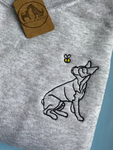 Load image into Gallery viewer, Spring Boston Terrier Outline Sweatshirt - Gifts for Boston owners and lovers.