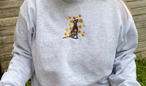 Autumn Falling  Leaves Dog Sweatshirt - For dog lovers and owners.