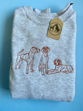 Load image into Gallery viewer, Embroidered Vizsla Sweatshirt - Gifts for Orange dog lovers