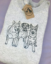 Load image into Gallery viewer, Custom Embroidered Pet Sweatshirt - For Animal Lovers