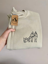 Load image into Gallery viewer, Custom Embroidered Human & Pet Sweatshirt - For Animal Lovers