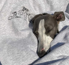 Load image into Gallery viewer, Embroidered Greyhound, Whippet, Lurcher, Sighthound, Galgo Sweatshirt