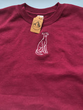 Load image into Gallery viewer, Embroidered Sighthound Sweatshirt- Gifts for Whippet, greyhound, galgo, lurcher lovers and owners