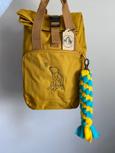 Load image into Gallery viewer, Spring Dog Breed Outline Backpack for Dog Lovers and Owners- colourful embroidered compact rucksack for your adventures
