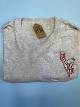 Load image into Gallery viewer, OLD STOCK alpaca T-shirt- grey L