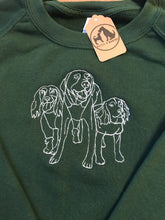 Load image into Gallery viewer, Custom Embroidered Pet Sweatshirt - For Animal Lovers
