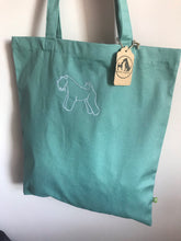 Load image into Gallery viewer, Embroidered Dog Breed Silhouette Tote Bag- sustainable gifts for dog owners