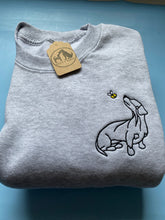 Load image into Gallery viewer, Spring Dachshund Outline Sweatshirt - Gifts for sausage dog owners and lovers.