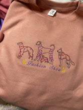 Load image into Gallery viewer, Fashion Show Sighthound Sweatshirt - For Dog Lovers