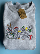 Load image into Gallery viewer, Christmas Dogs Sweatshirt - Festive dogs sweater for dog lovers