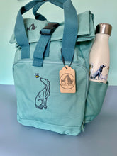 Load image into Gallery viewer, Spring Dog Breed Outline Backpack for Dog Lovers and Owners- colourful embroidered compact rucksack for your adventures