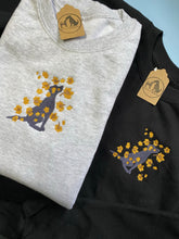 Load image into Gallery viewer, Autumn Falling Leaves Dog Sweatshirt - For dog lovers and owners.