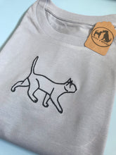 Load image into Gallery viewer, Cat Walking T-shirt - Gifts for Cat Lovers and Owners