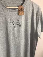 Load image into Gallery viewer, Embroidered Jack Russell Terrier T-Shirt - Gifts for Jack Russell lovers and owners
