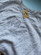 Load image into Gallery viewer, IMPERFECT Elephant sweatshirt- GREY L