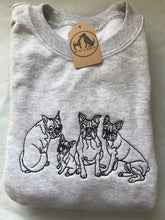 Load image into Gallery viewer, Embroidered Boston Terrier Sweatshirt - Gifts for dog lovers & owners