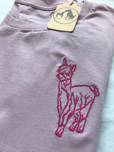 Load image into Gallery viewer, Colourful Alpaca T-shirt- Gifts for alpaca/ llama lovers