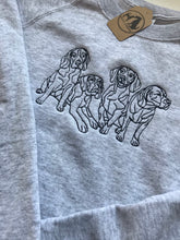 Load image into Gallery viewer, Embroidered Beagle Sweatshirt- Gifts for beagle lovers & owners