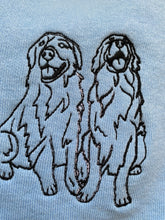 Load image into Gallery viewer, Imperfect golden retriever  Sweatshirt - Size M/ SKY BLUE