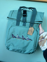 Load image into Gallery viewer, Colourful Birds Backpack for Bird Lovers and Owners- colourful embroidered compact rucksack for your adventures
