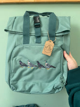 Load image into Gallery viewer, Colourful Birds Backpack for Bird Lovers and Owners- colourful embroidered compact rucksack for your adventures
