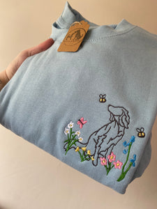 Setter Wildflower Sweatshirt - Sky Blue / XL