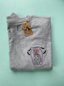 Barkula - ANY BREED - sweatshirt OR t-shirt for Halloween and dog lovers