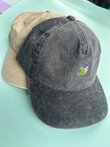 Dinky Bird Embroidered Cap. The cutest mini bird embroidered beanie cap for bird lovers.