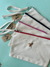 Load image into Gallery viewer, Dinky Bird Accessories Pouch / Make up bag / travel bag / sewing bag.
