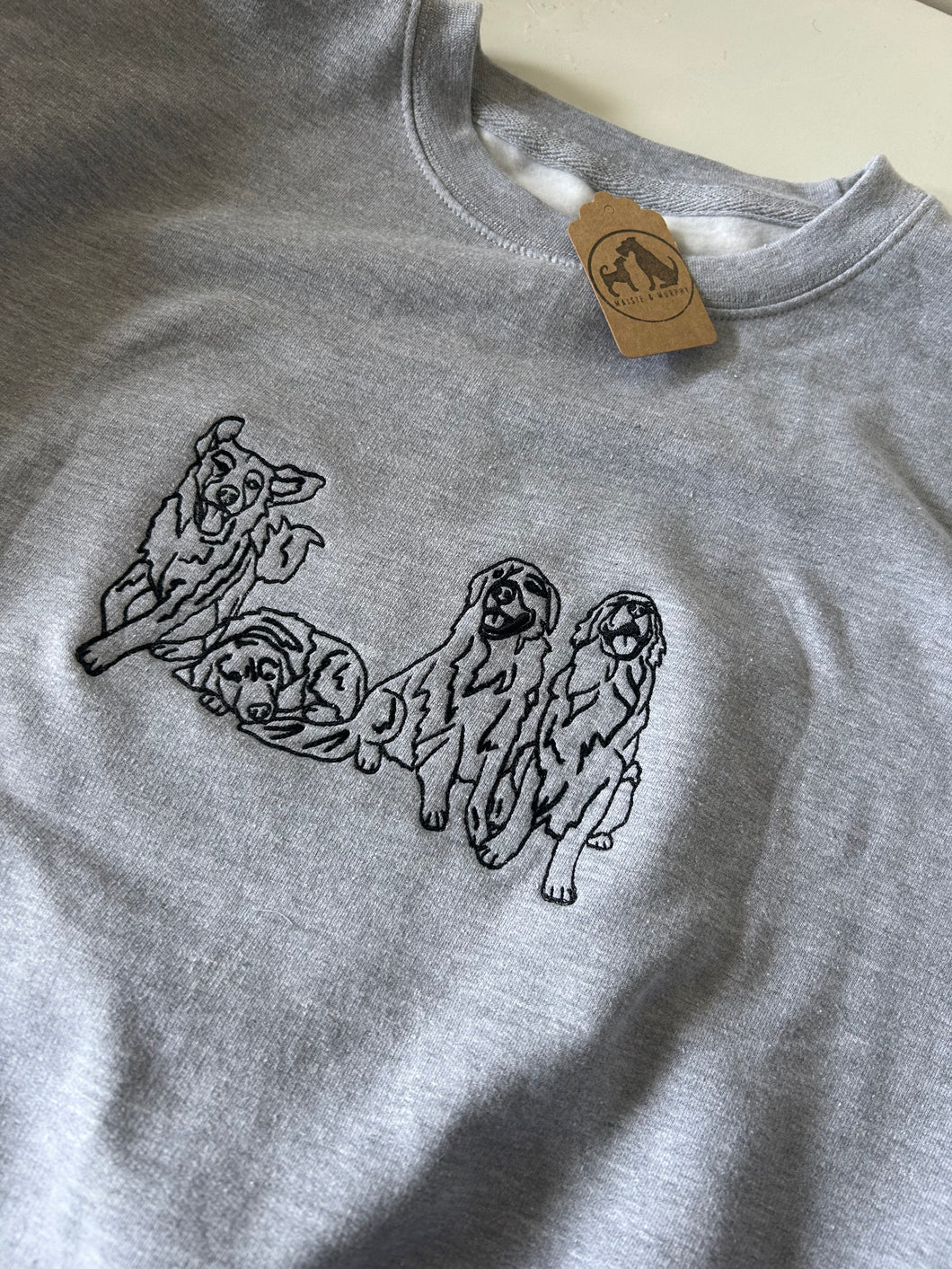 IMPERFECT- Golden Retriever Sweatshirt - XL
