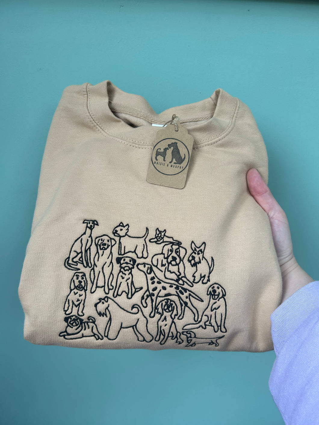 Dog Club Sweatshirt - Beige